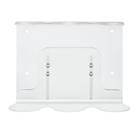 White Soap Bottle bracket front profile